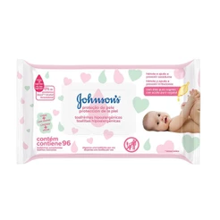 Johnson's Baby Toalhinhas Extra Cuidado com 96 unidades
