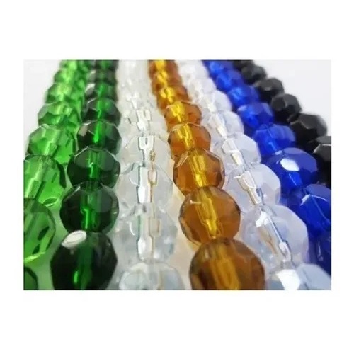 200 Miçanga Contas De Cristal De Vidro 8mm Umbanda Candomblé