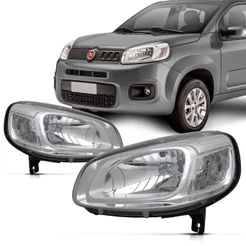 Farol Uno 2015 2016 2017 2018 Foco Simples Cromado