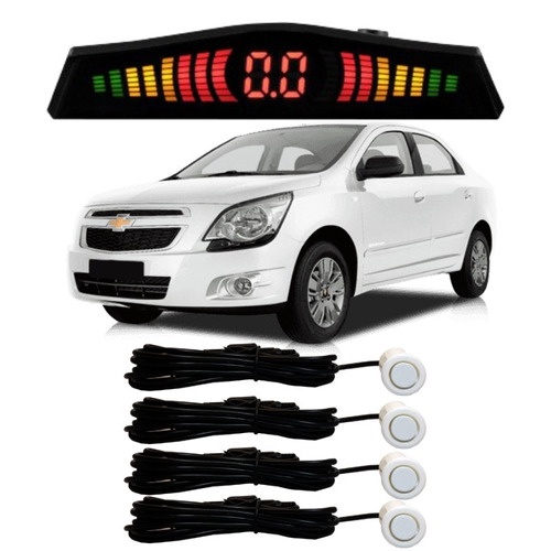 Sensor De Estacionamento Ré Cobalt Todos Os Modelos Branco em Oferta na Shopee