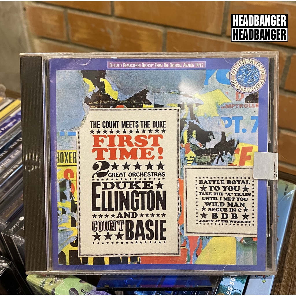 cd Duke Ellington And Count Basie – First Time! The Count Meets The Duke  ótimo estado Jazz
