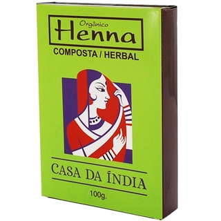 Kit 5 Pacotes Henna Composta Casa da Índia | Shopee Brasil