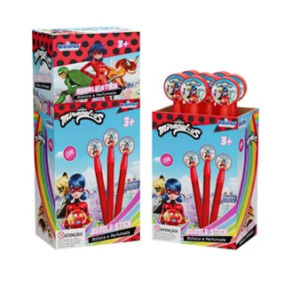 Bolhas Sabão Bubble Stick Miraculous LadyBug Brasilflex Unidade em Oferta na Shopee