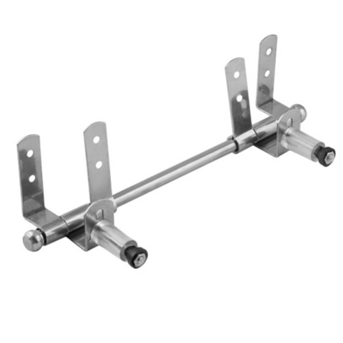 Dobradiça de Inox para Reparo Tampa tabua de Assento Vaso Sanitário Banheiro S/ PARAFUSO