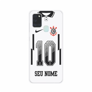 Capa de Celular Capinha Samsung A21s Personalizada - Corinthians