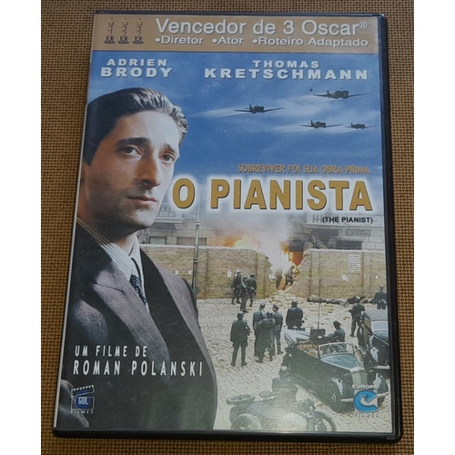 DVD O PIANISTA - Adrien Brody e Thomas Kretschmann