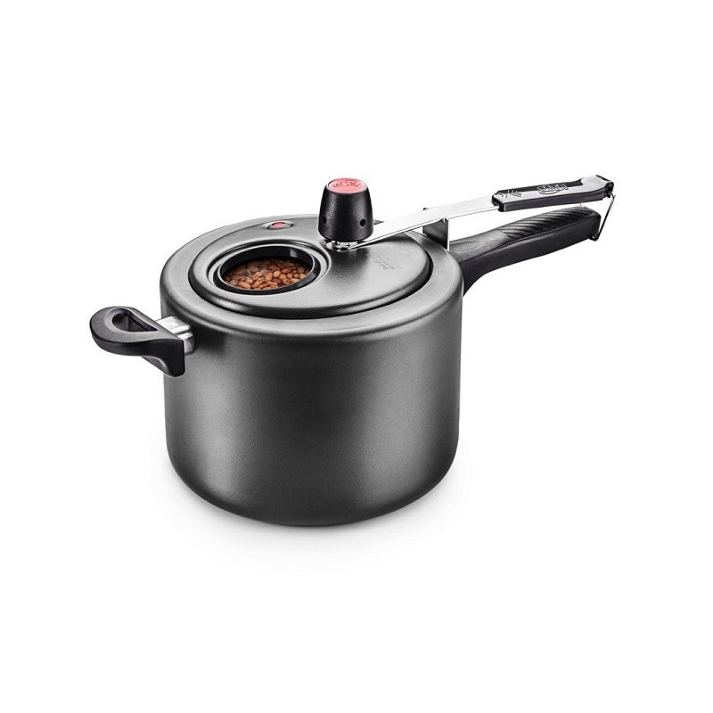 Panela de Pressão 4,5L Antiaderente com Visor de Vidro na Tampa 4,5 Litros MTA 6000 Grafite