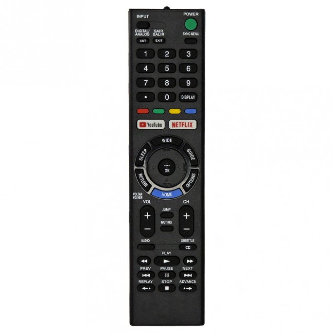 Controle Remoto TV LCD LED Sony Smart com Youtube e Netflix RMT-TX300B KD-43X727E KD-49X705E - 9010 em Oferta na Shopee