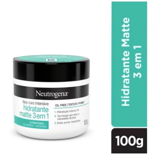 Neutrogena Face Care Intensive Hidratante Matte 3 em 1 100g