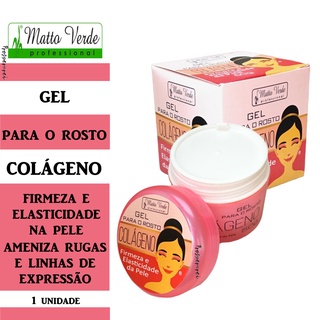 Matto Verde Gel Para Rosto Colágeno 50g - Pote