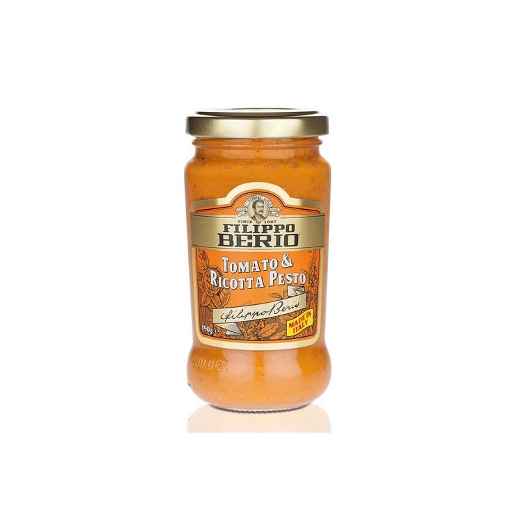 MOLHO PESTO TOMATE RICOTTA FILIPPO BERIO 190g