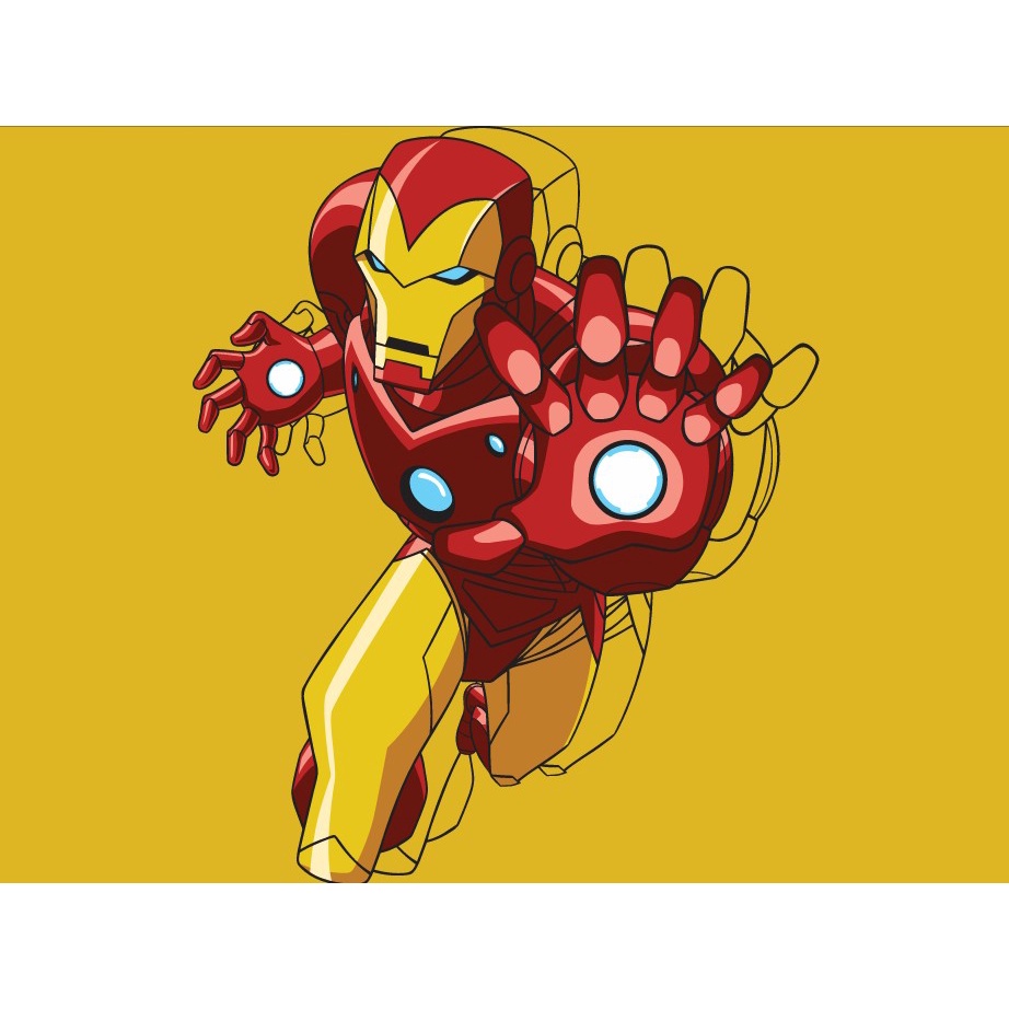 Adesivo Homem de Ferro 25x25
