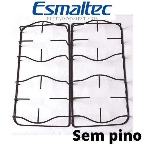 2 Grelhas Grade P/ Fogao Esmaltec Agata Sem Pino