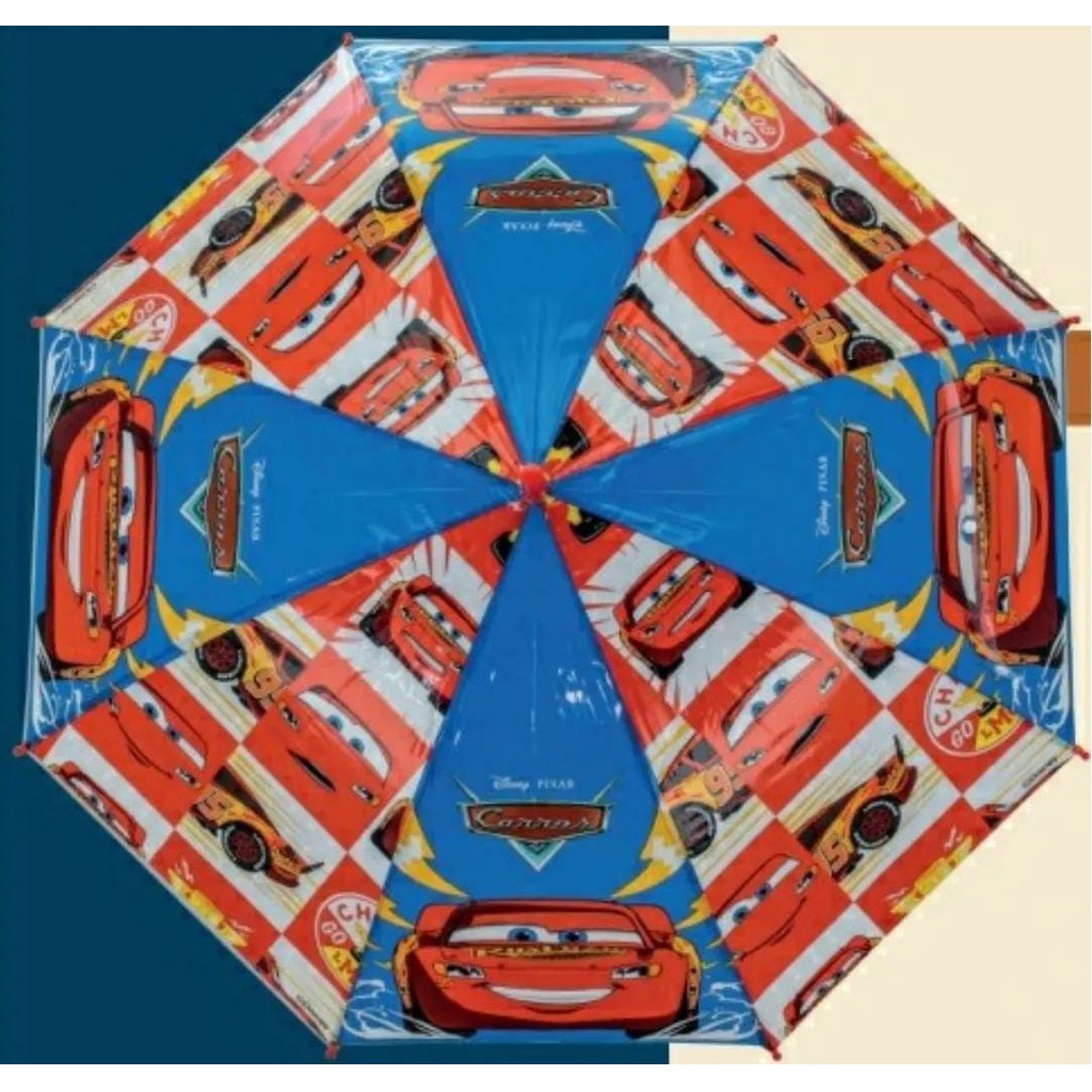 Guarda Chuva Infantil Carros Menino Sombrinha Disney Brizi — imagem 2 de 2