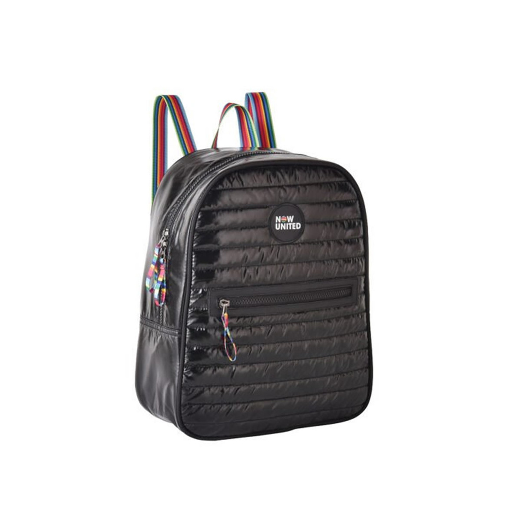 Mochila Costa Bolsa Feminina Now United Nylon Preta Nu3267pt