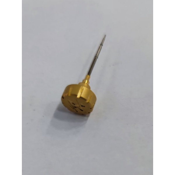 Coroa com tige do relógio Invicta Bolt Zeus feminino. Dourado, serve para máquina Ronda 5040