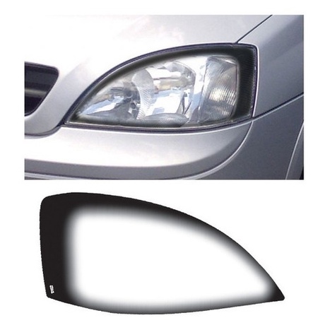 Kit Aplique Farol Mascara Negra Corsa G2 E Montana Ate 2011