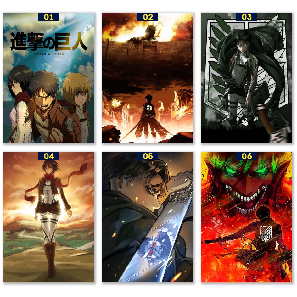 Quadro Placa Decorativa Ataque dos Titas Anime Attack on Titan - Escorrega  o Preço