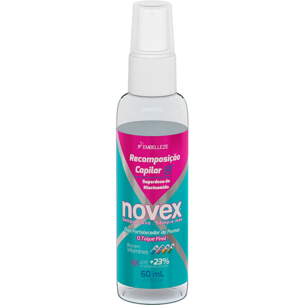 NOVEX RECOMPOSIÇÃO CAPILAR NIACINAMIDA REPARADOR DE PONTAS 60ML