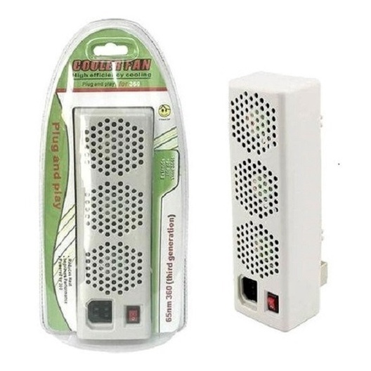 Cooler Externo Xbox 360 Fat 3 Ventiladores Intercooler Produto novo