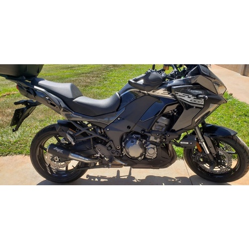 Ponteira Esportiva Versys 1000 Escapamento Inox HP Racing Ronco Forte Design Premium Kawasaki