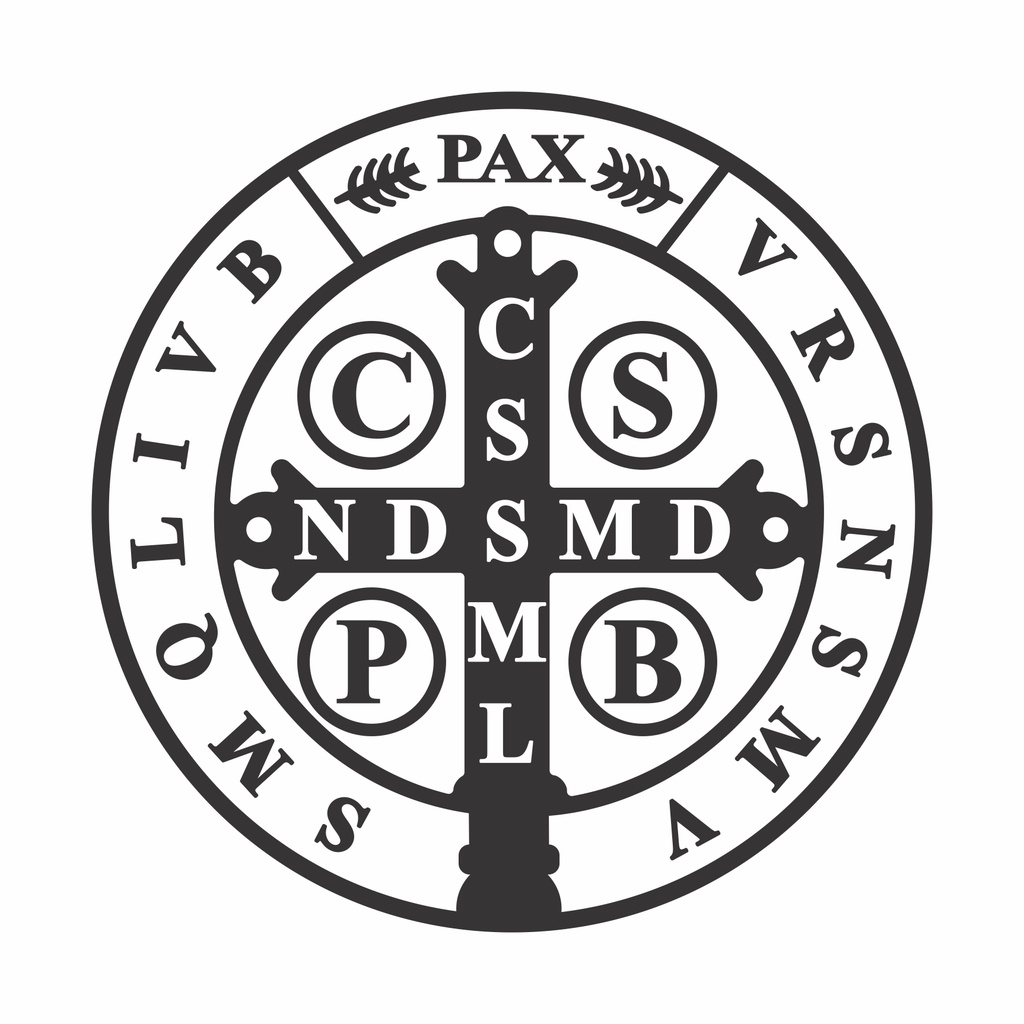 Adesivo Para Carro Medalha Cruz de São Bento 20x20cm em Oferta na Shopee