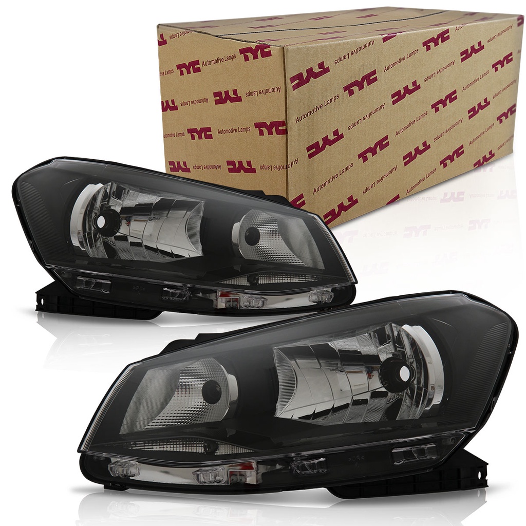 Farol Gol Parati Saveiro G6 2013 2014 2015 2016 Foco Duplo Mascara Negra