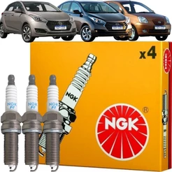 Jogo de Vela Original NGK HB20 1.0 12V 2012 2013 2014 2015 HB20S Picanto 30/11/2010 á 31/08/2014