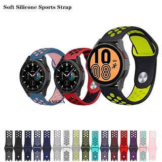 Pulseira De Reposição De Silicone Flexível Para Relógio Samsung Galaxy Watch 7 / Watch6 / Watch5 / Watch4 40mm 44mm em Oferta na Shopee