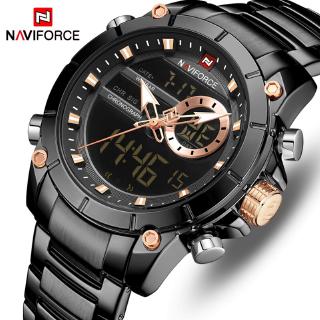 Relógio masculino NAVIFORCE, marca de primeira marca à prova d
