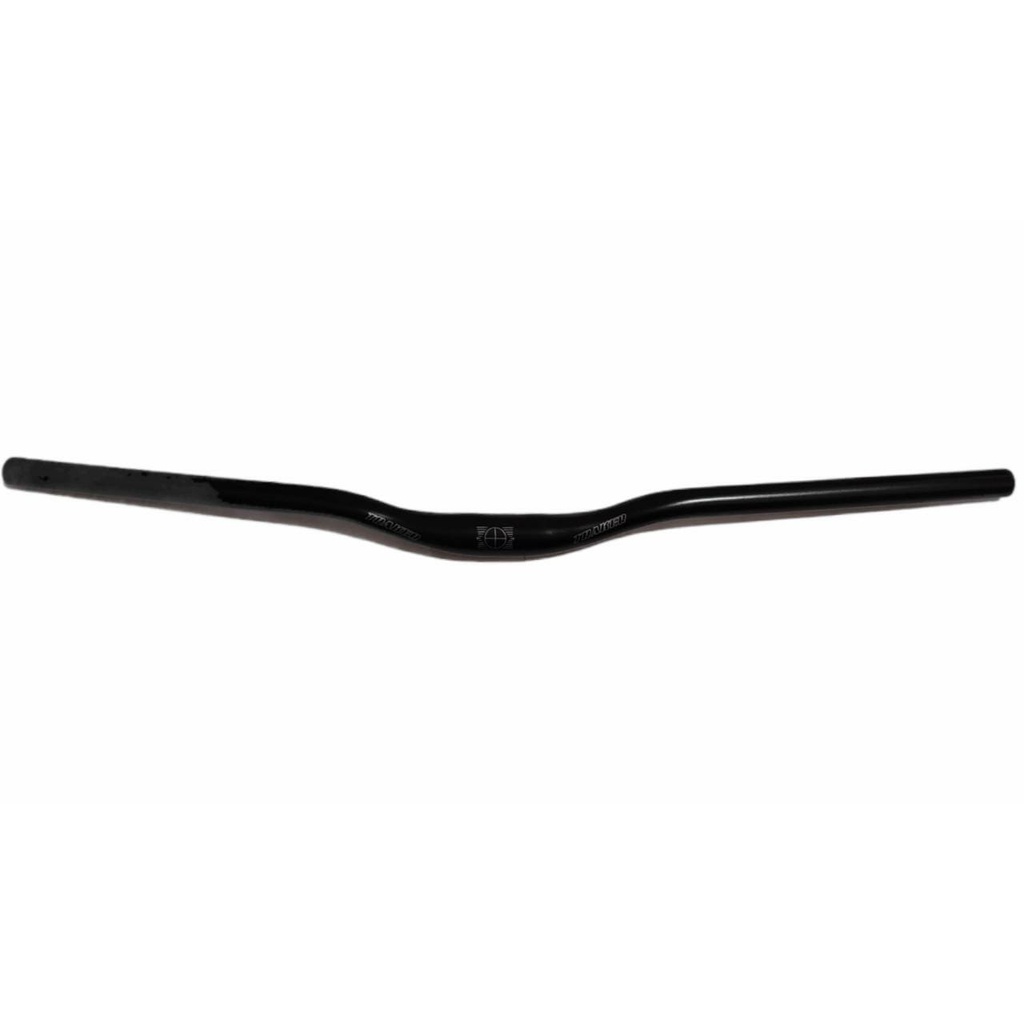 Guidão Curvo Alumínio Gtu 31.8mm X 700mm Preto Bike Mtb