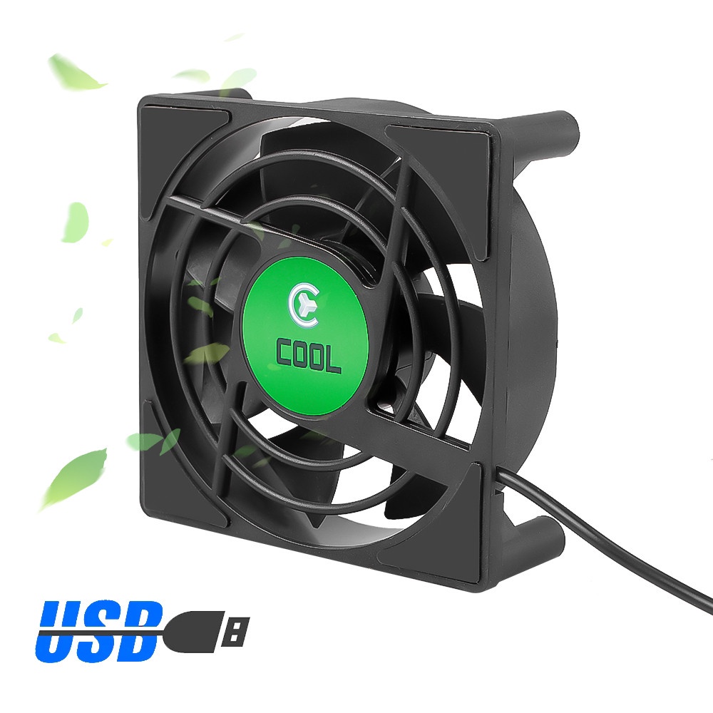 Mini Ventilador De Refrigeração Para TV Android Radiador Silencioso Sem Fio Cooler