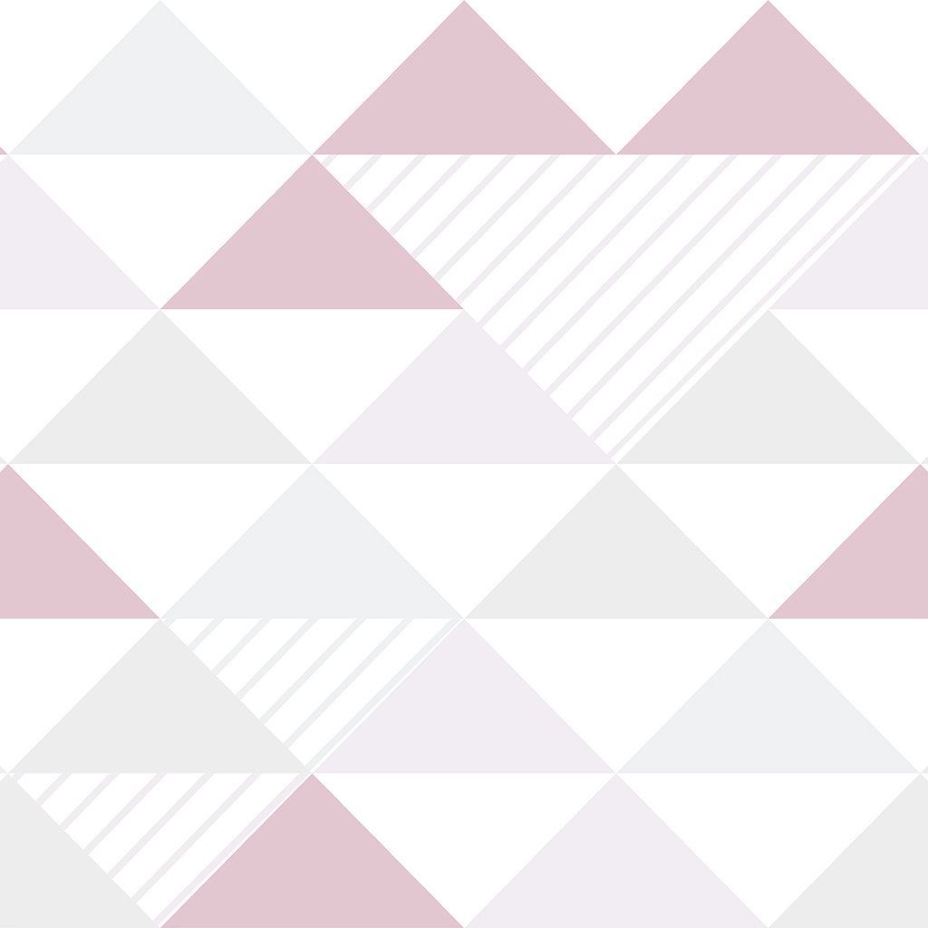 Papel de parede auto adesivo Chevron triangulo rosa efeito 3 D