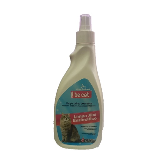 Limpa Xixi Enzimático para Gatos - Be Cat 500mL | Shopee Brasil
