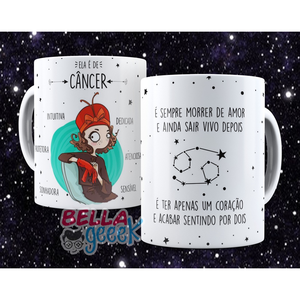 Imagem Caneca Personalizada Signos Zodíaco Horóscopo