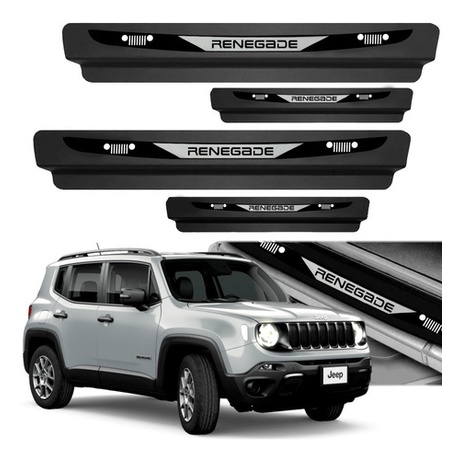 Soleira Protetor Porta Plus Jeep Renegade - Lançamento Novidade Promoção Adaptável em Oferta na Shopee