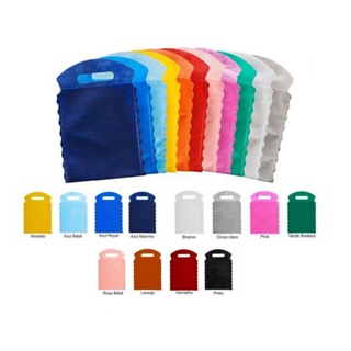 LIXEIRA PARA CARRO EM TNT LIXOCAR - 100 unidades Coloridas 27x16 Sem arte em Oferta na Shopee