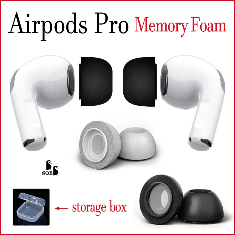 (Atualização) Protetor De Ouvido De Espuma De Memória Compatível Para Airpods Pro/Capa Lavável/Isolada/Ruído/Anti-Derrapante em Oferta na Shopee