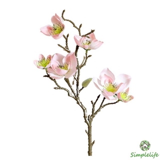 Flor Artificial De Flores De Magnolia Para Decoração De Festa De Casamento  / Jardim / Mesa De Casa / Escritório | Shopee Brasil