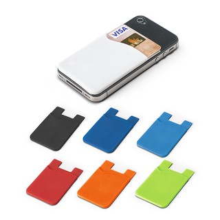 Porta cartão adesivo para celular de silicone