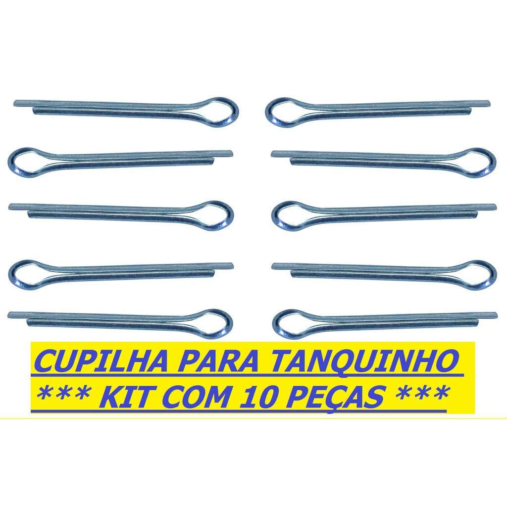Kit 10 Cupilha Trava Do Eixo Da Polia Do Agitador Tanquinho NOVO NOVO