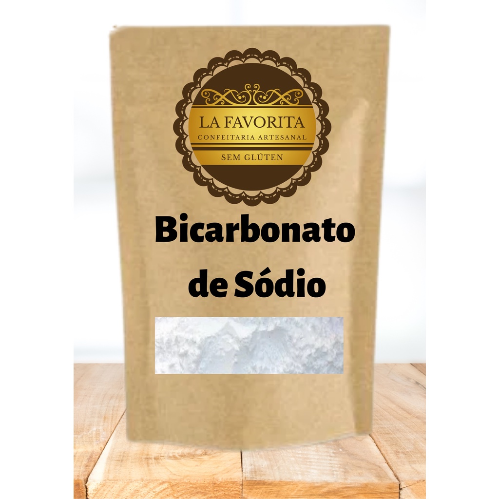 Bicarbonato de Sódio Alimentício - 250g ou 500g - La Favorita Sem Glúten