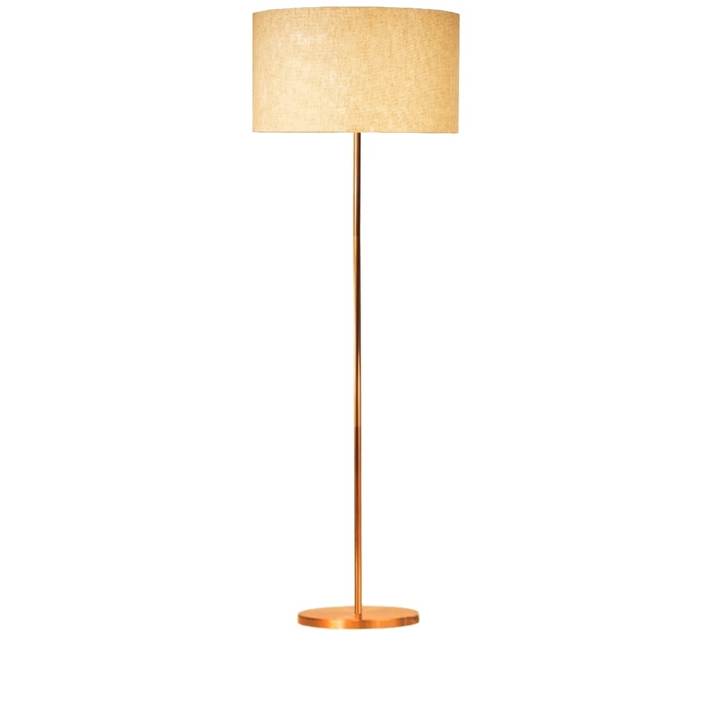 Luminária Piso Abajur Pedestal Chão Coluna Cúpula Tecido Shopee Brasil