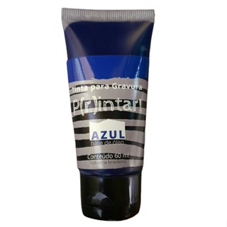 Tinta para Gravura Cor Azul 60ml - P(r)intar em Oferta na Shopee