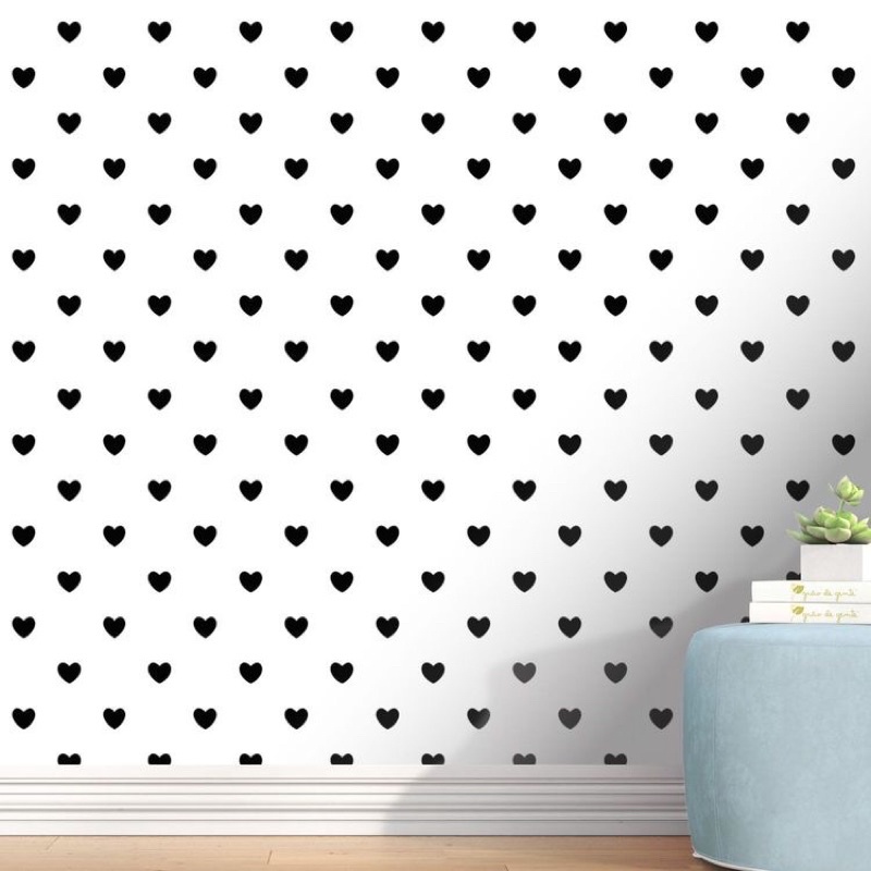 Kit 50 Adesivos Coração Decoração Papel de Parede Diversas Cores em Oferta na Shopee