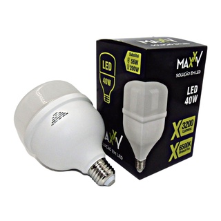 Kit 5 Lâmpada LED Bulbo 40W Branco Frio 6500k Bivolt Alta Eficiência Soquete E27 110v - 220v Econômica
