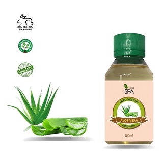 Óleo Vegetal De Aloe Vera 100% Natural - 100ml