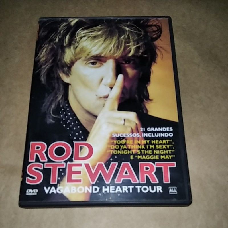 dvd  Rod Stewart vagabond Heart tour