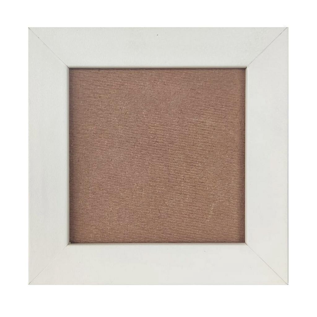 Porta Retrato 10x10 Branco C/vidro em Oferta na Shopee