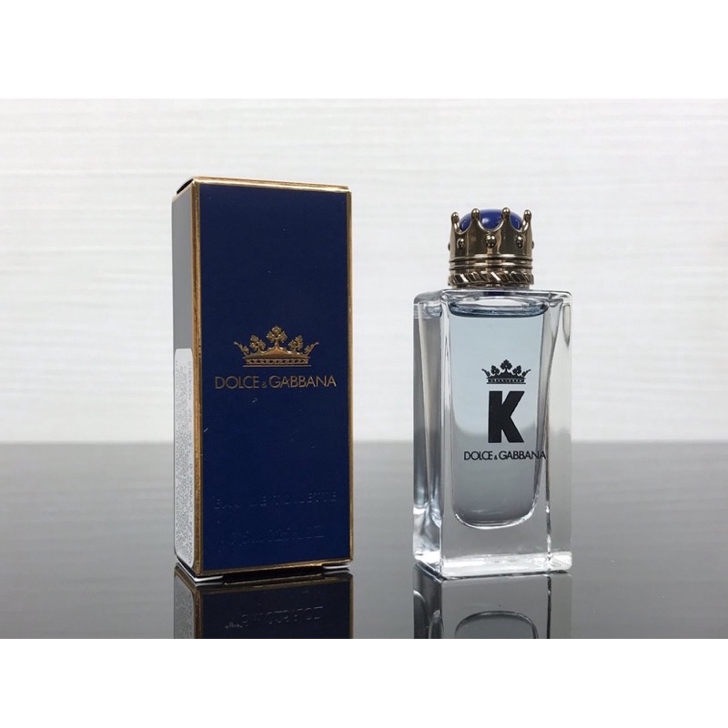 Dolce e Gabbana 7,5 ml K masculino coroa original miniatura perfume |  Shopee Brasil